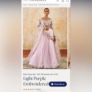 Purple/lavender Lehenga